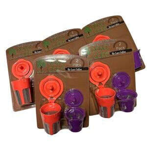 Novo Cafe Two Pack Refillable Filter Lot Of Five